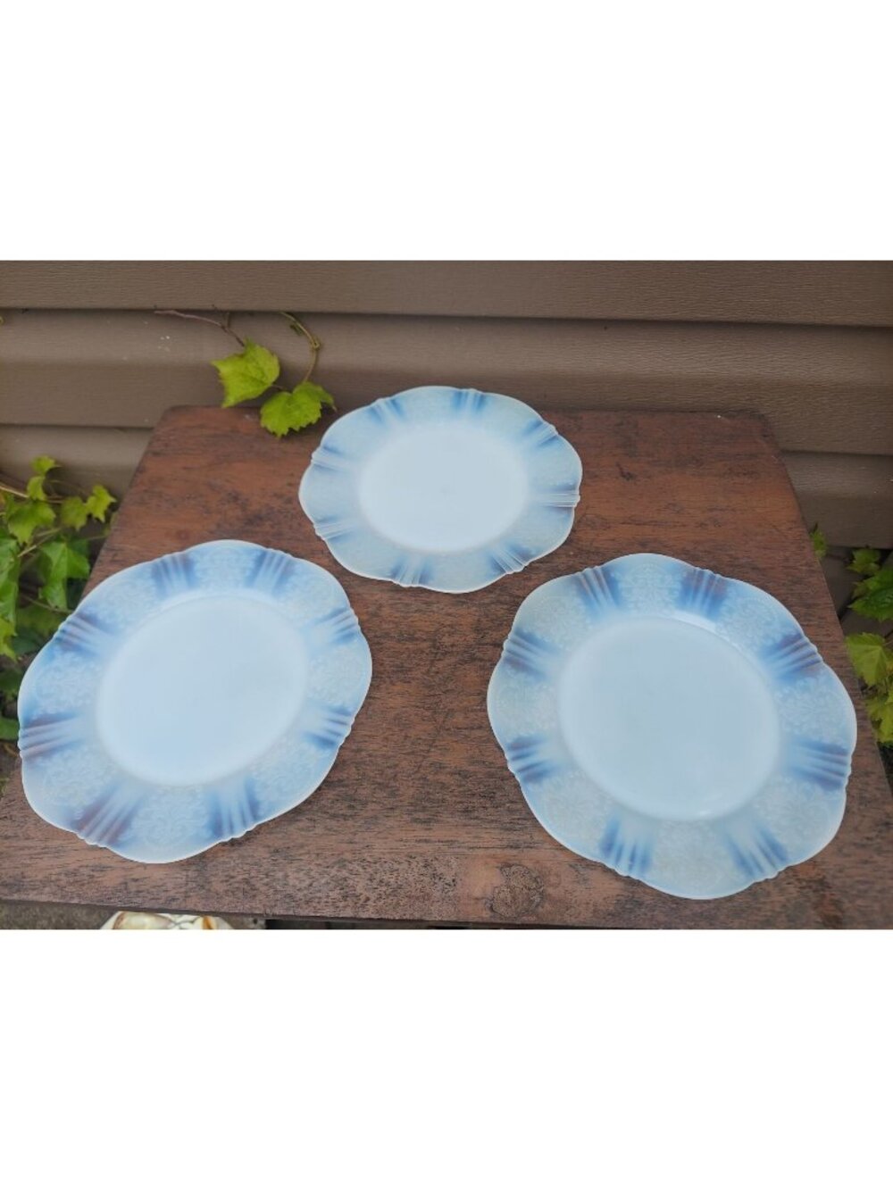 3 MacBeth Evans American Sweetheart Monax 8" Salad Plates
